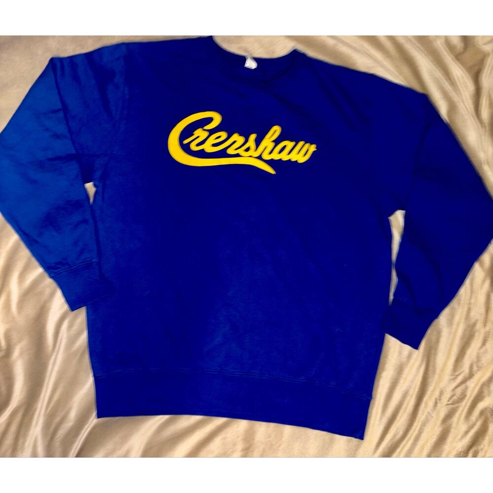 Nipsey Hustle Blue Crenshaw sweatshirt size Large